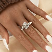 Fashion Angel Wings Diamond Ring main image 1