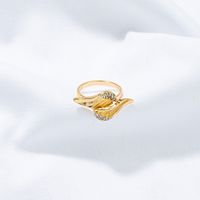 Fashion Angel Wings Diamond Ring main image 4