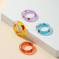 Fashion Resin Candy Color Acrylic Ring main image 1