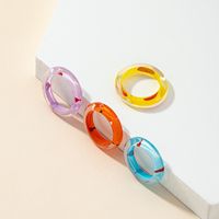 Fashion Resin Candy Color Acrylic Ring main image 3