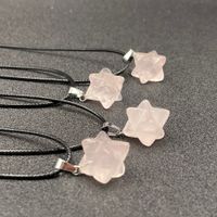 Fashion Pink Crystal Star Necklace Pendant main image 1
