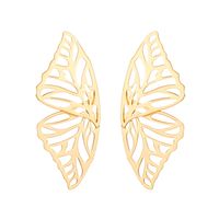 Fashion Hollow Symmetrical Butterfly Wings Earrings main image 6