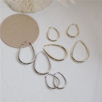 Retro Fashion Water Drop Circle Earrings main image 5