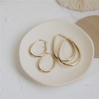 Retro Fashion Water Drop Circle Earrings main image 6