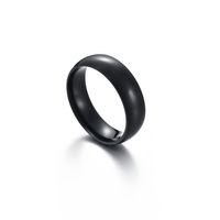 Simple Stainless Steel Light Plate Ring main image 6