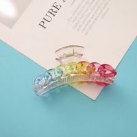 Korean Rainbow Chain Acrylic Catch Clip sku image 3