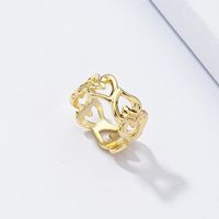 Fashion Alloy Heart Shape Ring sku image 1