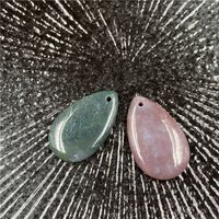 Fashion Crystal Water Drop Pendant Teardrop Stone Necklace sku image 4