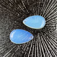 Fashion Crystal Water Drop Pendant Teardrop Stone Necklace sku image 5
