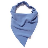 Retro Solid Color Elastic Band Triangle Headscarf sku image 5