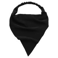 Retro Solid Color Elastic Band Triangle Headscarf sku image 11