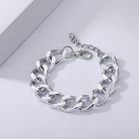 Fashion Buckle Aluminum Alloy Bracelet sku image 2