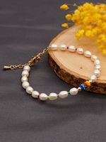 Ethnic Flowers Beads Pearl Bracelet main image 5