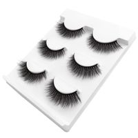 Fashion 3 Pairs 3d Mink False Eyelashes main image 6