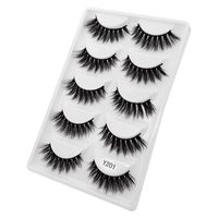 Fashion 5 Pairs 3d Multi-layer Imitation Mink False Eyelashes main image 10