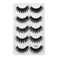 5 Pairs Of False Eyelashes 3d Multi-layer Imitation Mink Hair Natural Thick Eyelashes main image 8