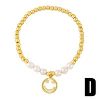 Bracelet D'ours D'amour En Perles De Perles Bracelet Élastique En Zircon De Cuivre main image 3