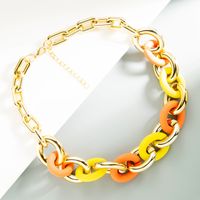 Fashion Candy Color Splicing Necklace Wholesale main image 2
