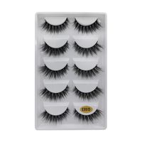 3d Imitation Mink 5 Pairs Of False Eyelashes Natural Thick Eyelashes sku image 4