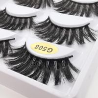 3d Imitation Mink 5 Pairs Of False Eyelashes Cross-border European And American Natural Thick Eyelashes main image 9