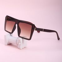 Fashion Geometric Large Frame Sunglasses main image 1
