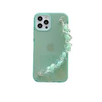 Korean Summer Mint Green Heart Bracelet Mobile Phone Case main image 6