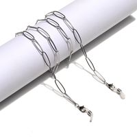 Simple Oval Stainless Steel Glasses Chain main image 1