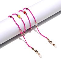 Fashion Round Rice Beads Mixed Color Glasses Chain main image 6