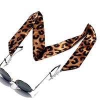 Fashion Ribbon Leopard Print Pearl Glasses Chain main image 1