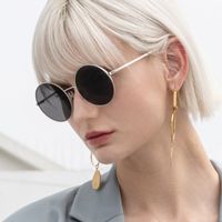 Retro Round Metal Sunglasses Wholesale main image 6