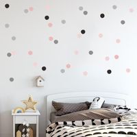 New Simple Color Dots Bedroom Porch Living Room Decorative Wall Stickers main image 3