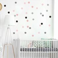New Simple Color Dots Bedroom Porch Living Room Decorative Wall Stickers main image 4