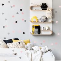 New Simple Color Dots Bedroom Porch Living Room Decorative Wall Stickers main image 5