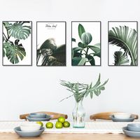 New Green Plant Turtle Leaf Flat Rectangle Photo Frame Wall Sticker main image 4