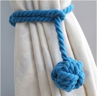 Simple Hand-woven Cotton String Ball Tie-up Curtain Decoration Wholesale sku image 7