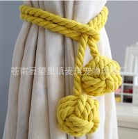 Simple Hand-woven Cotton String Ball Tie-up Curtain Decoration Wholesale sku image 22