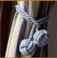 Simple Hand-woven Cotton String Ball Tie-up Curtain Decoration Wholesale sku image 23