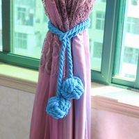Simple Hand-woven Cotton String Ball Tie-up Curtain Decoration Wholesale sku image 21