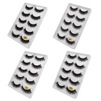 Wholesale 10 Pairs Of Natural Thick Mink False Eyelashes main image 16