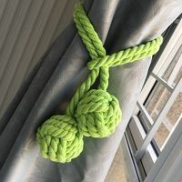 Simple Hand-woven Cotton String Ball Tie-up Curtain Decoration Wholesale sku image 30