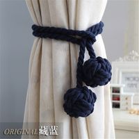 Simple Hand-woven Cotton String Ball Tie-up Curtain Decoration Wholesale sku image 31