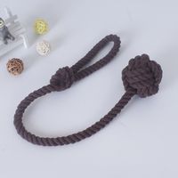 Simple Hand-woven Cotton String Ball Tie-up Curtain Decoration Wholesale sku image 2