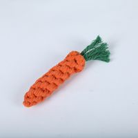 Fashion Cotton Rope Braided Carrots Pet Toy sku image 2