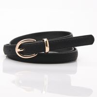 Korean Style Buckle Thin Belt Wholesale sku image 2