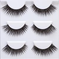 Fashion Man-made Fiber Natural Thick 3 Pairs Of False Eyelashes sku image 4