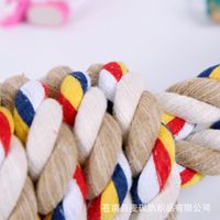 Simple Molar Cotton Knot Rope Dog Toy main image 4