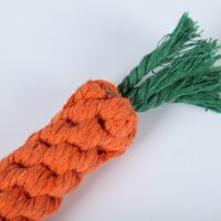 Fashion Cotton Rope Braided Carrots Pet Toy main image 3