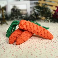 Fashion Cotton Rope Braided Carrots Pet Toy main image 5