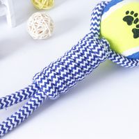 Fashion Cotton Rope Molar Tennis Pets Toy main image 3