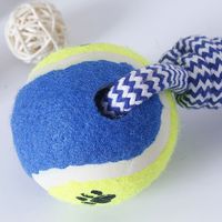 Fashion Cotton Rope Molar Tennis Pets Toy main image 4